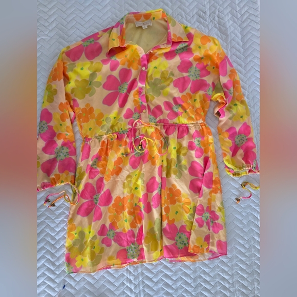 Flora Bea NYC Adelina Mini Floral Dress - Picture 10 of 11